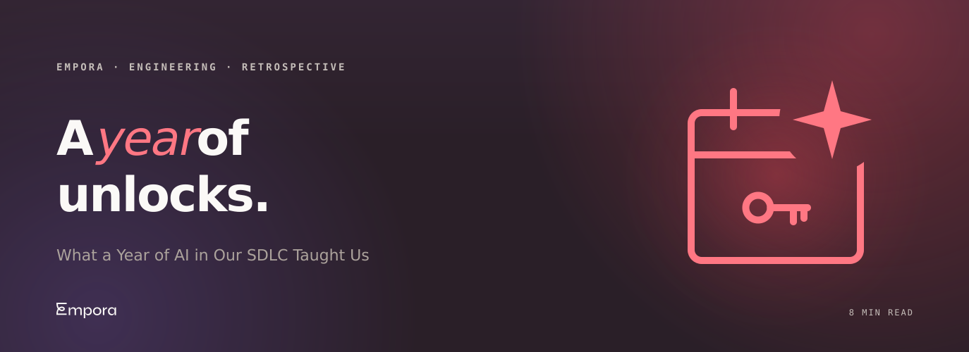 A glowing document and key illustration beside the words A year of unlocks.